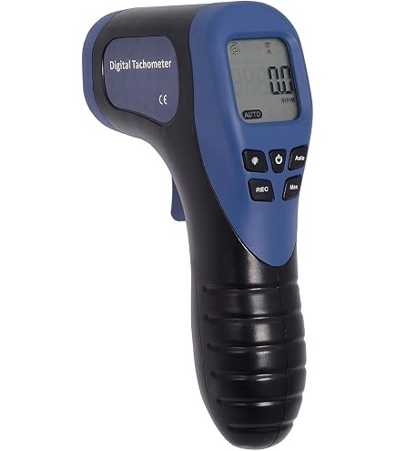 DT 2234C Kontaktloser Digitaler Drehzahlmesser – LCD, 2,5–99.999 U/min, Mit Reflektionsband & Tasche – Für Motoren, Räder & Mehr
