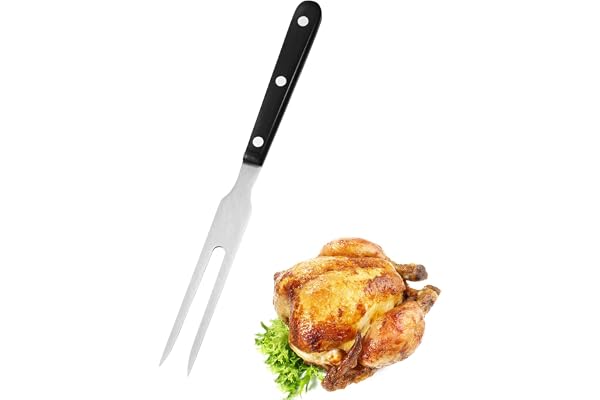 Fourchette à Découper, Fourchette à Viande en Acier Inoxydable,Fourchettes de Chef de Service,avec Manche Long, pour Porc, Poulet, Boeuf, Barbecue