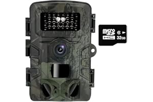 LMHOME Fotocamera selvaggia con sensore di movimento, visione notturna, 58 MP, 2,7 K, fotocamera termica, caccia, 0,2 s, 950 nm, bassa luminosità, visione notturna, per esterni, animali selvatici