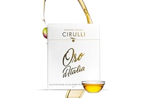Frantoio Oleario Cirulli Olio Extravergine di Oliva, Fruttato Medio Estratto a Freddo, Olio EVO Italiano, Bag in Box con Rubinetto Laterale (3 Litri)