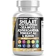 Clean Nutraceuticals Shilajit Supplement 10,000mg with Sea Moss 6000mg, Ashwagandha 6000mg, Tongkat Ali, Boron, Magnesium - Fulvic Acid Capsules for Men - 90 Count