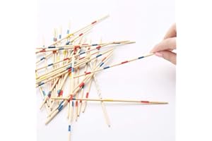 LG-IMPORTS Mikado-Spiel in praktischer Holzbox, 19,5cm x 4cm