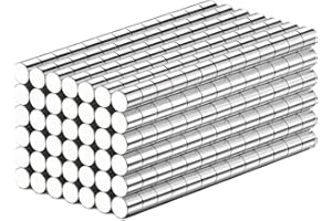 Alizones Imanes de neodimio de 5x5 mm 40 piezas, increíblemente potentes fuerza de agarre aproximada: 0,85 kg.