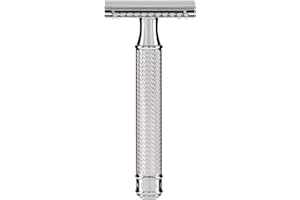 MÜHLE Muhle R89 - Maquinilla de afeitar tradicional de doble filo, Cromado