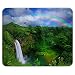 Produktbild Landschaften 10075, Wasserfall, Designer Leder Mousepad Unterlage Mauspad Maus-Pad Stark Anti Rutsch Unterseite für Optimalen Halt mit Lebhaftes Motiv Kompatibel mit Apple Magic Maus. Ideal für Gamer und für Grafikdesigner