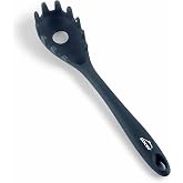 Lacor 64470 &ndash; Spaghetti Server Grey, Pasta Spoon, Silicone | Made of flexible silicone, serves and maintains the temperature;