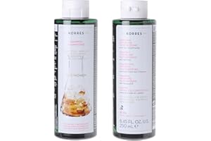 KORRES Szampon Sunflower i Mountain Tea do włosów farbowanych, nie zawiera silikonu i parabenów, 250 ml