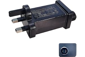 Wirafix Transformer Plug for Christmas Lights, 12v 24w Led Transformer, IP44 Waterproof Replacement Plug, Indoor Outdoor Lights Power Supply for Xmas Lights, Net Lights, Icicle Lights, Fairy Lights