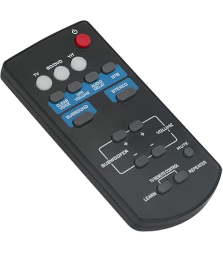 Télécommande De Remplacement Pour Yamaha FSR66 ZJ78750 YAS