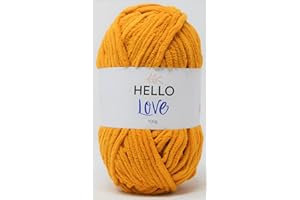 Hello Love Yarn, Gold, 100g