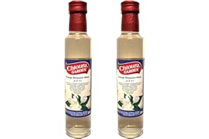 BEN'S GARDEN Orientalisches Orangenblütenwasser 2x250ml Glasflasche- ideal zum Backen und Kochen - Blütenwasser zur Aromatisierung von Süßspeisen, Backwaren und Getränken + Ben’s Garden Notizblock Set