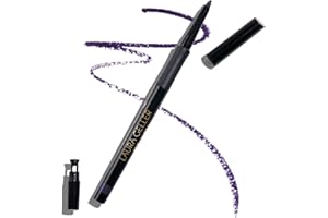 LAURA GELLER BEAUTY LAURA GELLER NEW YORK INKcredible Gel Eyeliner (Deep Purple) Waterproof & Smudge-Proof Pencil With Built in Sharpener For Expert Precision, Glides On Effortlessly, Gel Eyeliner Pencil