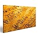 Produktbild islandburner Bild Bilder auf Leinwand Alte Noten Musik Wandbild Leinwandbild Poster CVJ