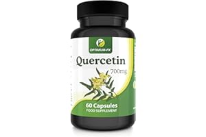 OPTIMUM-FX Quercetin 700mg Capsules Not Tablets High Strength Naturally High in Bioflavenoids – 60 Capsules