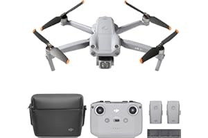 DJI Air 2S Fly More Combo- Drone, 3 Ejes Gimbal con Cámara, Vídeo en 5.4K, Sensor CMOS de 1 pulgada, Detección de obstáculos en 4 direcciones, Transmisión en FHD desde 12 km FCC, MasterShots, Gris