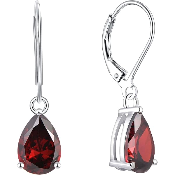 Collane e pendagli di bigiotteria d'argento goccia di pietra principale zircone | Acquisti Online su