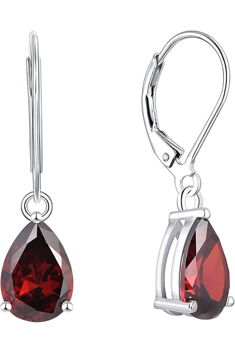 Pendientes Aro Y Circonita Plata 925