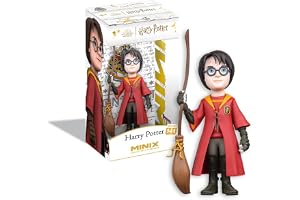 MINIX Bandai samlarfigur 12 cm, Harry Potter, Harry Potter Quidditch, samlarföremål för utställning, presentidé, leksaker för