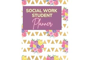 Social Work Student Undated Planner: Academic Planner, Study Planner, Undated Year Planner: Social Work Gift