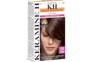 Keramine H Crema Gel, Castano Chiaro - 3 Confezioni da 110 ml - Totale: 330 ml
