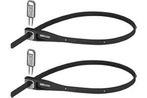 Hiplok Z Lok Twin Pack Unisex-Adult, Black, Périmètre de Fermeture