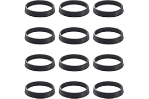 Lyeteung 12 Pièces 36x31.5x6 mm Conique Joint D'écoulement de lavabo, Rondelles en Silicone pour Plomberie, Joints pour Siphon, pour Tuyau D'évacuation de 1 1/4 Pouce Siphon Anti-Odeurs D'évier