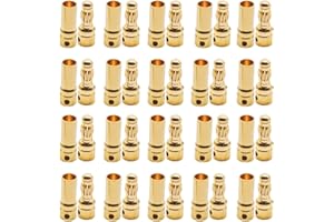 FLY RC 20 Coppie 3.5mm Connettore a Proiettile a Banana Connettore Maschio Femmina per Batteria RC ESC Motore Brushless