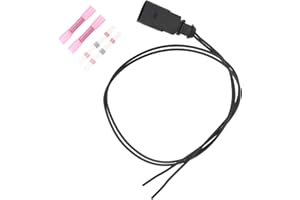 BIYM Kit Capteur de Température Terminal de Connecteur de Harnais de Fil électrique Harnais de Fil Imperméable de 50cm 2 Pièces de Rechange Véhicule