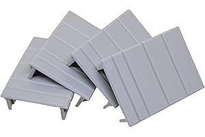 A1 ELECTRICS A1ELECTRICS.COM 4 x Consumer Unit Blank Strips – Snap-Off 18mm Single & 9mm Half Modules, Safety Covers for Unused Spaces in MCB Boards, Distribution Units, Fuse Boxes