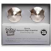 baby mom G&uuml;m&uuml;ş G&ouml;ğ&uuml;s Ucu Koruyucu Kapak 2li 925 Ayar