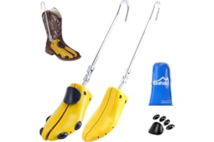 Exshoiu Hormas Zapatos Para Botas, Profesional Estirador de Zapatos, Ajustable Altura Hormas de Plástico, Portátil Horma Zapatos para Hombre y Mujer