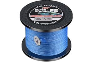 L SERVER Hilo Trenzado Pesca 1000m 4 Hilo de Pescar Trenzado PE Anti-mordida Mar Línea de Pesca Señuelos Pesca Línea 4.8-45kg