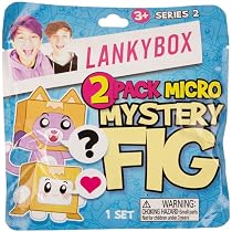 LankyBox Mystery Micro 2 Pack Serie 2 | Mini Figure Da Collezione In Busta Cieca, Personaggi Baby E Rarissimi Glow - 2