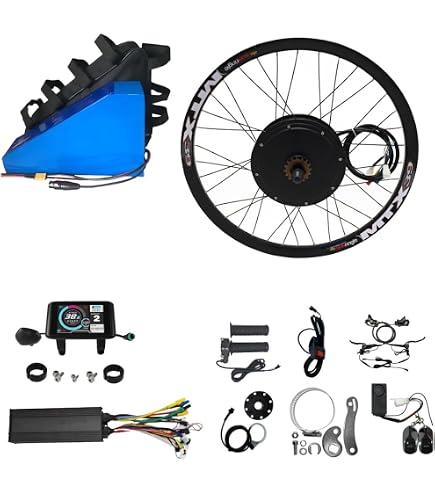 Kit Conversion Vélo électrique 72V 3000W - Jantes 20-29 Pouces, Pour VTT, Ville, Etc.