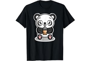 Bubble Boba Tea Kawaii Panda Bear Tapioca Milk Tea Gift T-Shirt