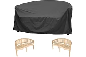 YYJAILZQ Bananenbank Schutzhülle Wasserdicht, Abdeckhaube Bananenbank, Bananenbank Abdeckung 420D Oxford-Stoff- Schwarz (155 * 70 * 86cm)