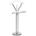 Valet De Chambre ATRIX Blanc - Portant Vêtements Métal Avec Cintre Et Tablette