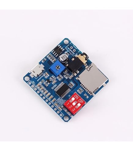 Yessetry DY-SV8F – Modulo Riproduttore Vocale MP3 Con Amplificatore 5W E Memoria Flash 8M - 4