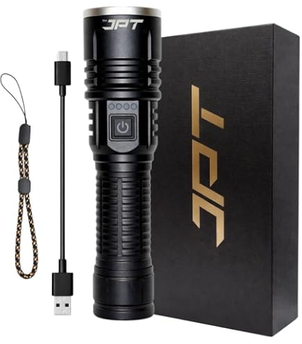 Coast PX1R 460 lm Rechargeable Focusing LED Flashlight, Black Home Improvement