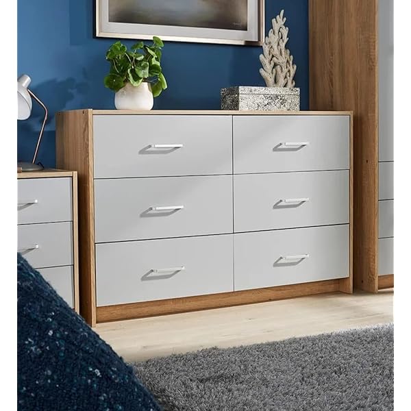 KARINA FURNITURE Solid Sheesham Wood Wooden Chest of Drawers