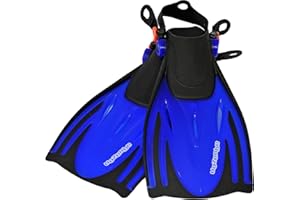 AQUAZON ALICANTE Regulowane płetwy, płetwy do snorkelingu, płetwy do nurkowania, płetwy dla dzieci i dorosłych do snorkelingu, pływania