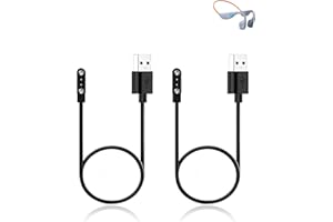 (2 Stück) Ladekabel für MONODEAL Kopfhörer Schwimmen, yystao Stabiles magnetisches USB Ladekabel kompatibel mit MONODEAL MSEU-DV68