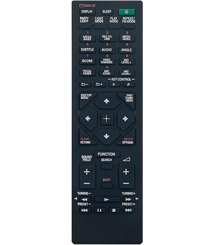 OEM-Style RMT-AM330U Remote Control For Sony MHC-V21, Shake-X10, & More Audio Systems