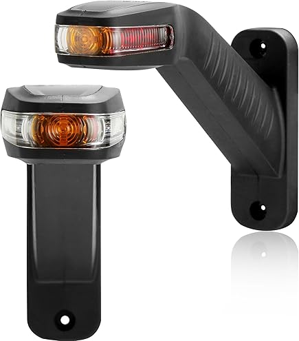 8 X 24V Seitenlampe Orange Marker 6 LED Lampen Anhänger Lkw Bus