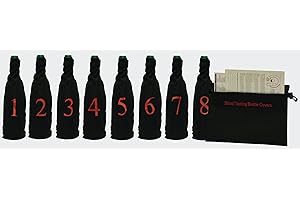 Professional Model, Blind Wine Tasting Kit with Pouch, 8 Numbers by Franmara