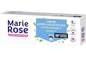 Crème Après-Moustiques Apaisante - Actifs D'Origine Naturelle - 50 ml - Effet Fraîcheur Apaisant Immédiat - Convient aux Peaux Sensibles - Marie Rose