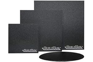 BuildTak BT10X10-3PK Druckoberfläche für 3D-Modelldruck, quadratisch, 25,4 x 25,4 cm, Schwarz, 3 Stück