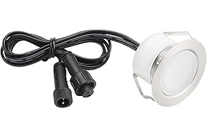 SUBOSI Spot Encastrable Exterieur DC12V Ø45mm 1W IP67 Spot Led Extérieur Encastrable Pour Terrasse Enterré Plafonnier,LED Spot terrasse exterieur encastrable