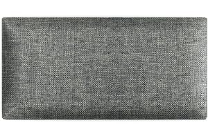 ‎POSTERGALERIA Wandpaneele 3D 30 x 60 cm gepolstert – für sehr einfache Selbstmontage, aus Velourstoff, mit weicher Füllung, Farbe Hellgrau – Kopfteil als Dekoration für Schlafzimmer, Büro, Kinderzimmer, Diele