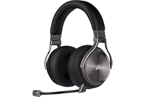 Corsair Virtuoso RGB Wireless SE High-Fidelity Gaming Headset (7.1 Surround Sound, Broadcast-Grade Omni-Directional Microphone with PC, PS4, Switch and Mobile Compatibility) Gunmetal